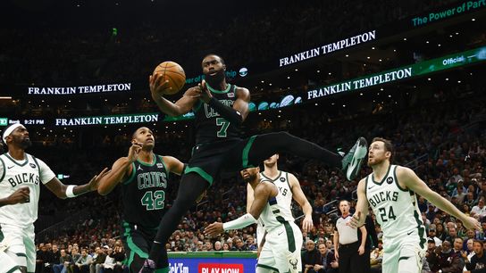 Karalis: Jaylen Brown's evolution as a player inspires his teammates taken at BSJ Headquarters (Celtics)